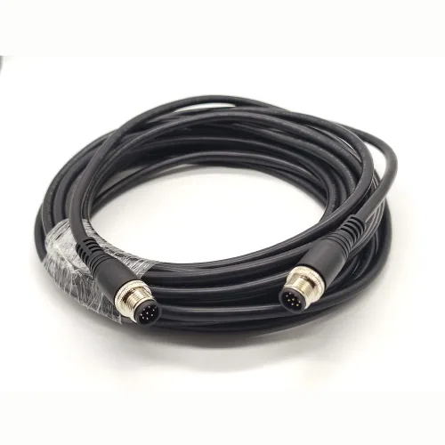 Miniatura 20 de Elecbee Conector M12 5 Pin A-Code Hembra a Hembra Cable terminado doble 1M/3.3ft