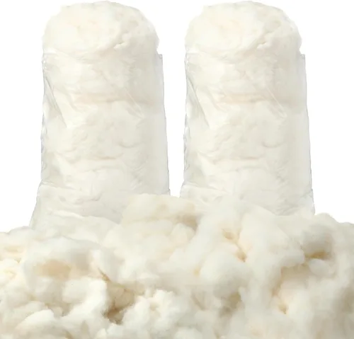Miniatura 12 de Relleno de Algodón de 250g/0.55lb para Animales de Peluche, Almohada Suave, Relleno de Fibra de Algodón Natural, para Juguetes, Decoraciones