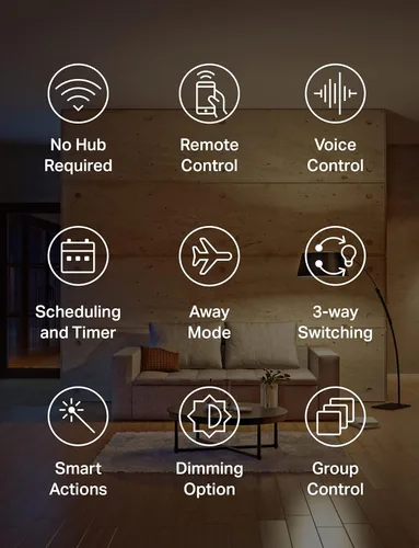 Miniatura 2 de Kasa Smart Kit de interruptor regulador de 3 vías, interruptor de luz regulable compatible con Alexa, Google Assistant y SmartThings, requiere cable