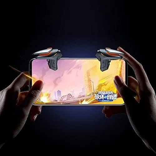 Miniatura 4 de BoxWave Equipo para juegos compatible con Samsung Galaxy A24 4G - Pantalla táctil QuickTrigger Auto, botones de disparo Autofire Gaming Mobile FPS