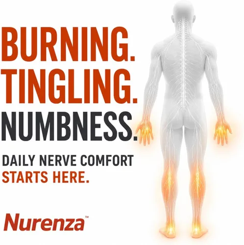 Miniatura 2 de Vita Sciences Suplemento de neuropatía Nurenza para la salud nerviosa y reparación rápida. Forma natural R-ALA 40x Fuerza con vitaminas