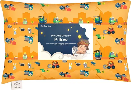 Miniatura 53 de KeaBabies - Almohada con funda para niños pequeños, almohada My Little Dreamy de 13 x 18 pulgadas (ABC Land)