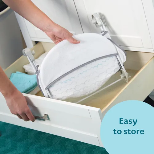 Miniatura 8 de The First Years Sure Comfort - Bañador plegable para bebé, asiento de baño y tumbona plegable para el hogar o sobre la marcha, para uso