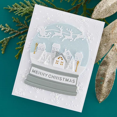 Miniatura 3 de Spellbinders S6-222 Muere grabado con globo de nieve de Simon Hurley