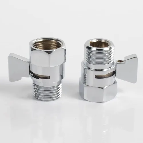Miniatura 8 de Colector de ducha de doble salida con válvula de cierre, adecuado para sistema de ducha de doble rociador, cromo, STC03
