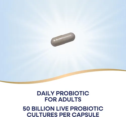 Miniatura 3 de Nature's Way Fortify Daily Probiotic + Prebiótico para hombres y mujeres, 50 mil millones de cultivos vivos, suplemento extra fuerte para la salud