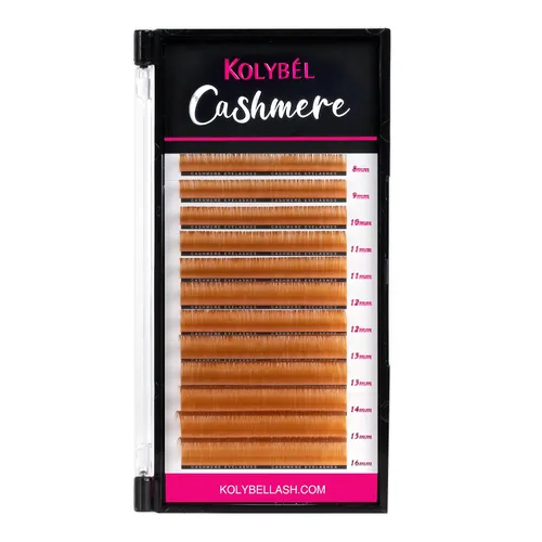 Miniatura 15 de Extensiones de pestañas de cachemira de 0.05 mm, rizo D de 0.31-0.62 pulgadas, bandeja mixta de 8-16 mm, extensiones de pestañas individuales