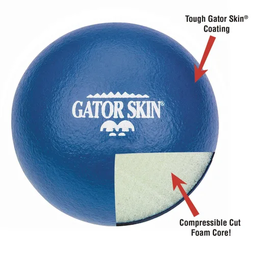 Miniatura 3 de S&S Worldwide Gator Skin - Bolas de espuma para principiantes de fácil agarre, espuma de baja densidad para evitar picaduras, revestimiento
