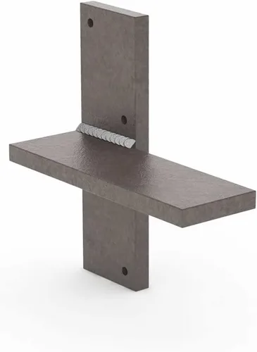 Miniatura 27 de Soporte de pared flotante para encimera, soportes de pared resistentes para crear bancos flotantes, escritorio, tocador, bar o repisa, acero