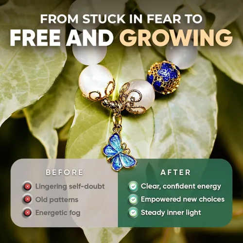 Miniatura 3 de Conscious Items Pulseras espirituales para mujeres y hombres, pulsera de cristal curativo con piedras naturales para meditación, alineación