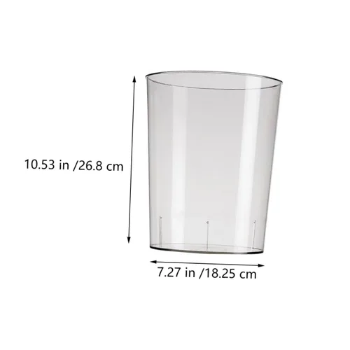 Miniatura 2 de DOITOOL Papelera de basura resistente para oficina, cesta de almacenamiento multiusos