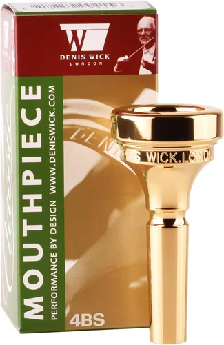 Miniatura 9 de Denis Wick Boquilla clásica para trombón, chapada en plata, 5880-4BS, contracarril medio para un flujo de aire y tono equilibrados - Encaje