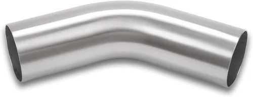 Miniatura 44 de Codo de 180 Grados 1.5 Pulgadas 38mm OD Tubo de Aleación de Aluminio para Intercooler, Tubería de Admisión de Aire, Radio 1.5D, Acabado Cepillado