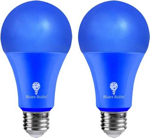 Miniatura 13 de Bluex Bombillas 6 Pack A21 LED Luz Negra, 16 W (equivalente a 120 W) E26 Luz Negra Nivel 385-400nm, Pintura Corporal, Luz LED de Fiesta que Brilla