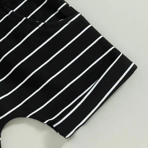 Miniatura 5 de Conjunto de pantalones cortos para niños pequeños, camiseta estampada junto al mar, 2 piezas, ropa de verano