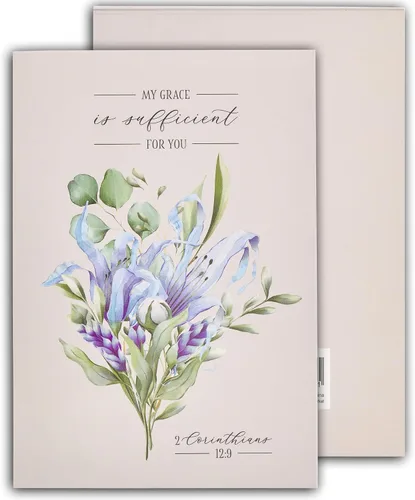 Miniatura 11 de Regalos de Arte Cristiano Cuaderno de Escritura Pequeño y Práctico para Mujeres: El Señor es mi Fortaleza - Versículo Inspirador de la Biblia Salmo