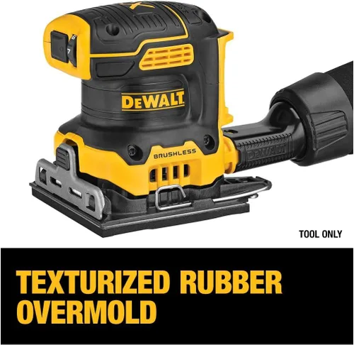 Miniatura 15 de DEWALT Lijadora inalámbrica de velocidad variable de 1/4 hoja sin escobillas MAX XR de 20 V (solo herramienta) (DCW200B)