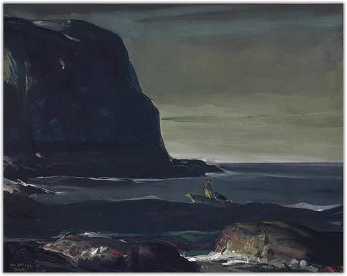 Pinturas famosas Impresión de lienzo George Bellows "Swell Swell" Lienzo Imagen de arte de pared para decoración de oficina 27.6x33.5 in Sin marco
