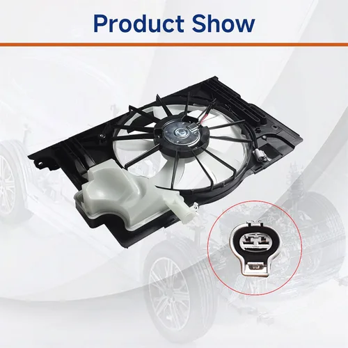 Miniatura 7 de GXYWADY Reemplazo del ventilador de refrigeración del radiador para 163610T041 1647123030 TO3115181 Reemplazo para Corolla SE/XLE/XSE 2014-2019