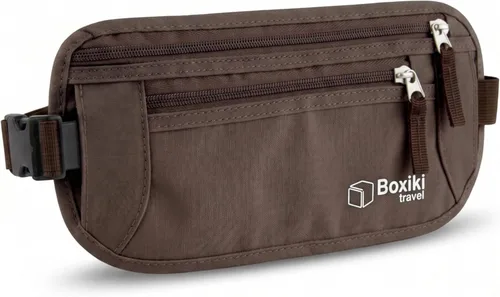 Cinturón de dinero con bloqueo RFID para viajes – Cartera de viaje oculta ultracómoda, liviana y resistente al agua con correa ajustable – Portador