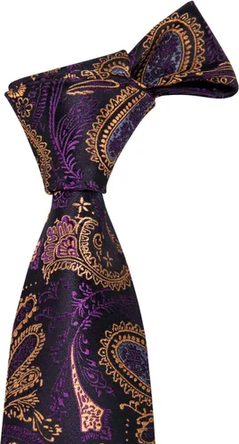 Miniatura 134 de Barry.Wang - Juego de corbata de seda para hombre, diseño de cachemira, pañuelo y gemelos de bolsillo