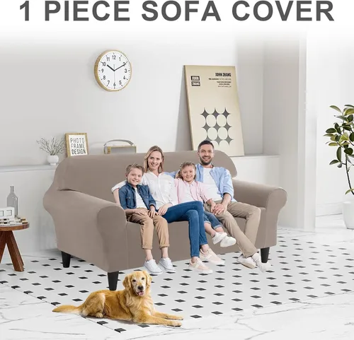 Miniatura 322 de Funda para Sofá de Terciopelo, Fundas Elásticas para Sofá para Funda Principal Separada/Respaldos y Cojines de Asiento, Funda para Sofá, para Fundas