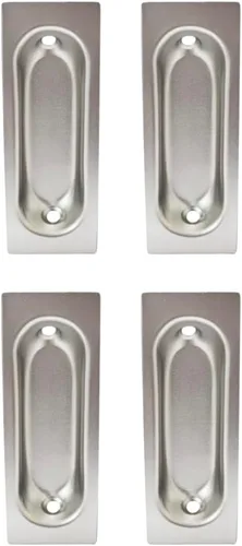 Miniatura 8 de QCAA Tirador rectangular de latón macizo, 3 "x 1-1/8 x3/8, US10B bronce aceitado, ORB 2 paquetes, fabricado en Taiwán