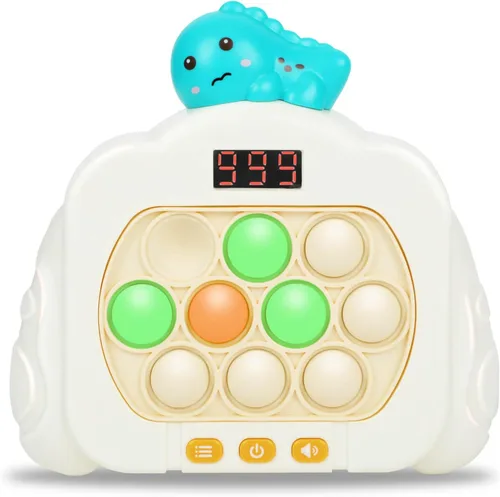 Miniatura 7 de Juguetes Fidget Pop de Empuje Rápido para Niños y Adultos, 12 Modos de Juego Mejorados con Luces, Juguete de Mano de Burbujas de Empuje Rápido