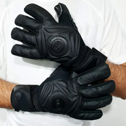 Miniatura 3 de GK Saver Guantes de portero de fútbol profesional 3D Blackout Savefingers Guantes de portero talla 6 a 11