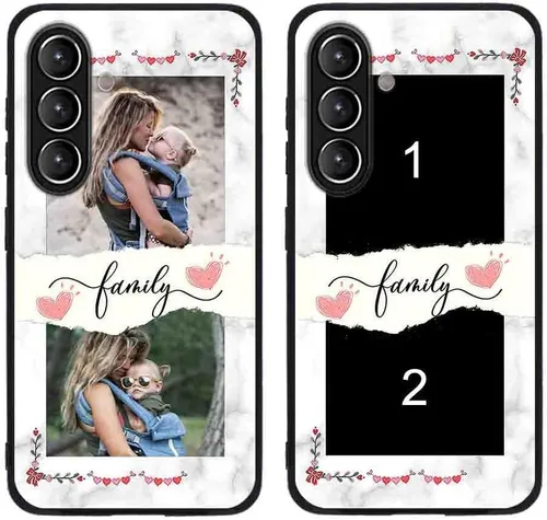 Miniatura 88 de Funda de teléfono personalizada para Samsung Galaxy S22+ / S22 Plus 5G, funda de TPU suave de vidrio templado antiarañazos personalizada con foto