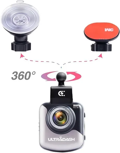 Miniatura 3 de UltraDash Dash Cam, soporte de carga magnética, sensor de imagen nocturna HDR de alta gama, lente gran angular de 6 capas de vidrio F1.8 de 140
