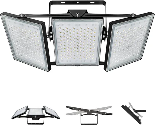 Miniatura 20 de STASUN - Luz de inundación LED para exteriores, 150 W, 15000 lúmenes, 6000 K, luz blanca IP66, impermeable, luz de estacionamiento comercial, 3