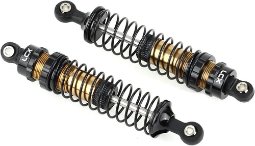 Miniatura 3 de LCX Racing 1/10th RC Crawler Car 2PCS 3.543 in Metal Suspensión Amortiguador Amortiguador para Traxxas TRX4 TRX6 Axial SCX10 SCX10 II 90046 Redcat