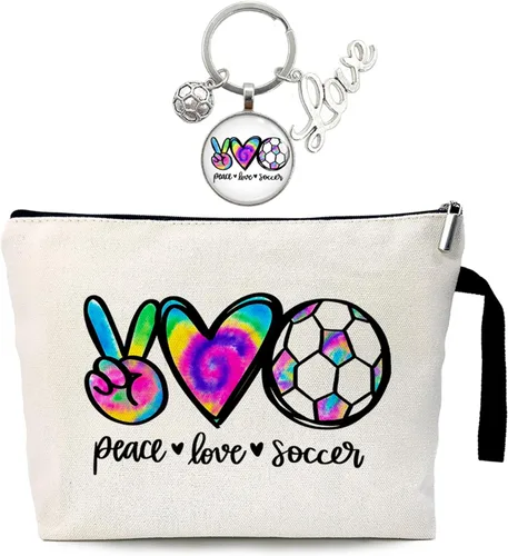 Miniatura 6 de ZHANTUONE La bolsa de cosméticos Peace Love Yundong no solo es novedosa y única en diseño, sino que también es segura y práctica con una cremallera