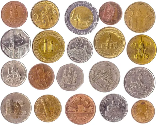 Miniatura 15 de LOTE de 28 Monedas Diferentes de la UE (Colección PRE-Euro) - Monedas Coleccionables, Monedas Antiguas para Álbum o Exhibición