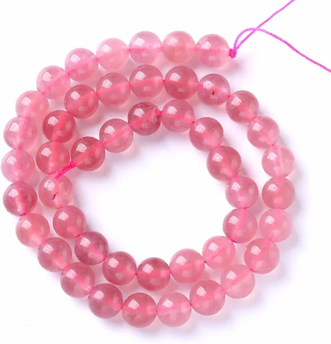 Miniatura 109 de 4MM 86 piezas cuentas sueltas de calcedonia azul aguamarina para hacer joyas, pulseras, collares Aguamarina azul