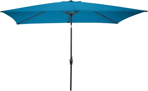 Miniatura 14 de Rectangular Patio Umbrella - 10ft Easy Crank Sun Shade with Push Button Tilt for Outdoor Furniture, Deck, Yard, or Pool by Pure Garden
