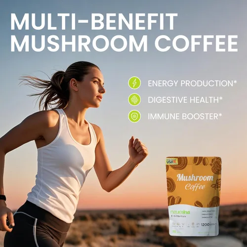 Miniatura 5 de Neumina Café de hongos 6 en 1, café energético con 6 hongos adaptogénicos