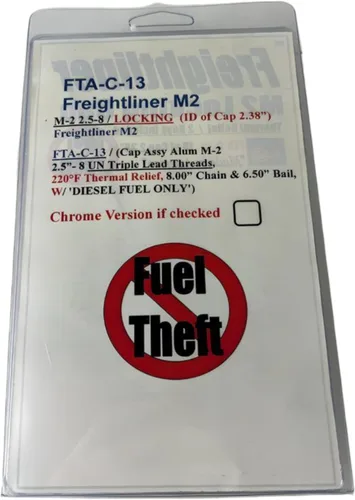 Miniatura 3 de Tapa de combustible para camiones Freightliner M2 - Sin bloqueo