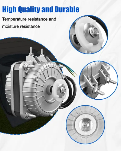 Miniatura 3 de YZF6-13 Motor de CA para ventilador pequeño equipo de refrigeración Radiadores Evaporadores utilizados para congeladores comerciales, etc., 1550 RPM