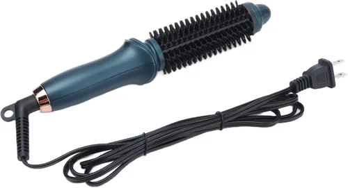 Miniatura 3 de Rizador termostático para rizar el cabello 2 en 1, cepillo eléctrico portátil para rizar el cabello, kit de alisador de doble propósito, calentador