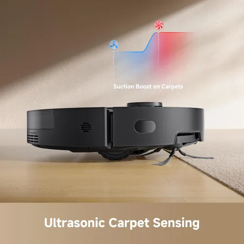 Miniatura 8 de DREAME Aspiradora robot D20 Pro Plus, succión de 13,000 Pa, DuoBrush para pelo de mascotas, limpieza de esquinas, vaciado automático, navegación LDS