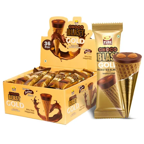 Miniatura 8 de Pure Temptation® Gold Chocoblast - Caja de regalo de chocolate – Snack con sabor a chocolate – Paquete de chocolate premium – Caja de regalo