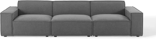 Miniatura 4 de Modway EEI-4112-CHA Restore - Sofá seccional de 3 piezas, color carbón