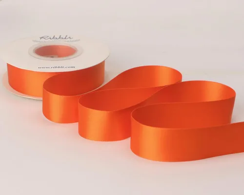 Miniatura 399 de Ribbli - Cinta de satén de doble cara dorada, 1/2 pulgada x 25 yardas, uso para ramo de lazos de manualidades, envoltura de regalos, decoración