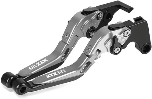 Miniatura 8 de KSHSAA Para Yam & ha XTZ125 2014-2015 XTZ 125 Palanca de freno de embrague de motocicleta extensible ajustable palancas plegables palanca
