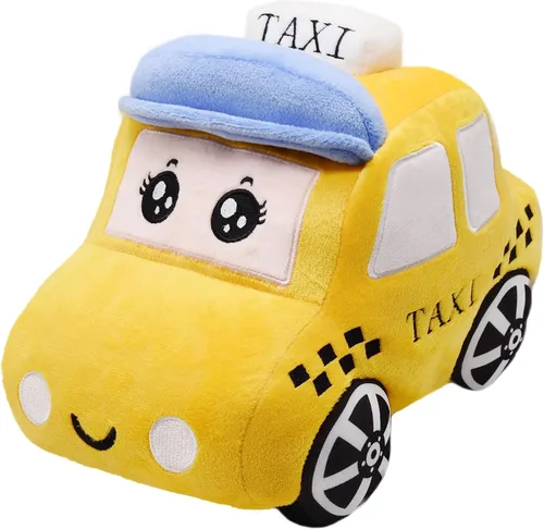 Miniatura 12 de Juguete de Carro de Ambulancia de Peluche Suave Camión Blanco Súper Lindo Peluche Excelentes Regalos para Niños o Fiesta de Cumpleaños 10.6 Pulgadas