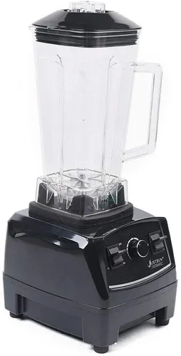 Licuadora profesional de 2L 2200W para encimera, mezclador de grado doméstico resistente con varilla de agitación ABS de grado alimenticio para Negro