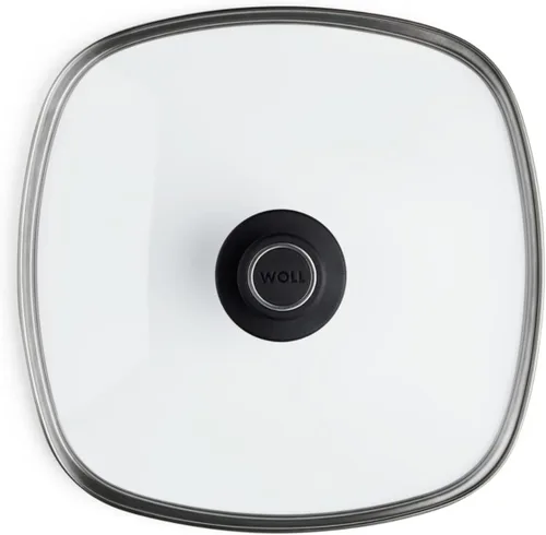 Miniatura 17 de Woll Vidrio templado con borde de acero inoxidable y perilla ventilada tapa redonda, 8 pulgadas, transparente