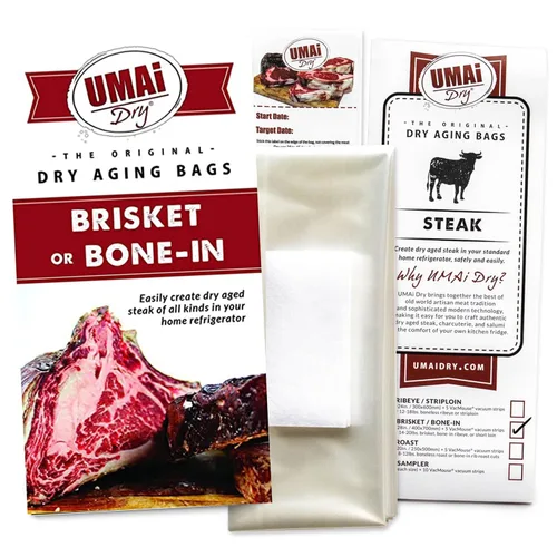Miniatura 2 de UMAi Dry Bolsa de envejecimiento para filetes, paquete de 3, bolsas secas para carne, pechuga o hueso hasta 14-20 libras, bolsas para refrigerador